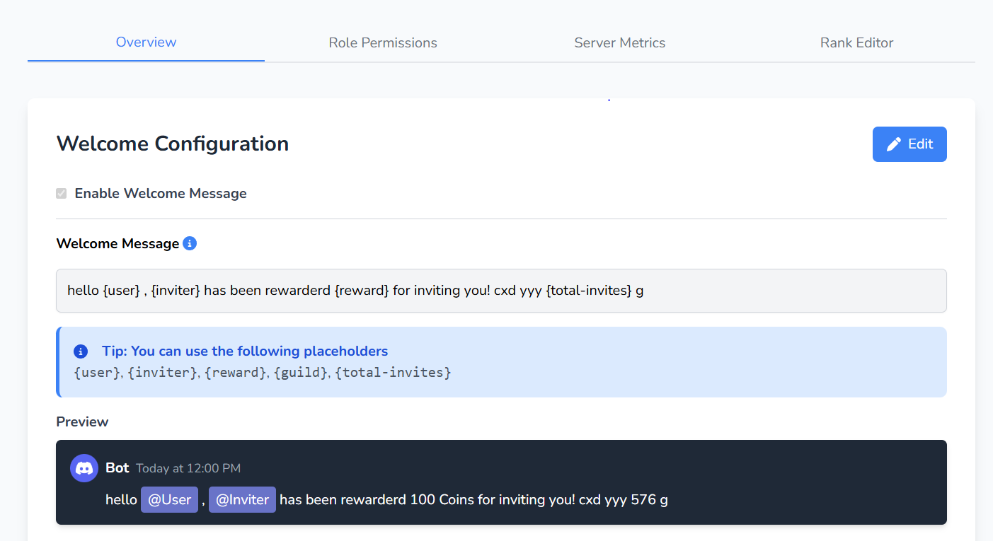 Role Permissions Guide